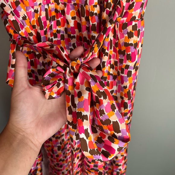 KATE SPADE Aubrey 100% silk wrap dress! - Picture 3 of 5